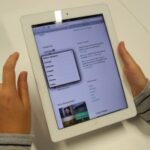 The main widget area on the iPad