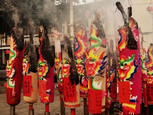 Temple incense sticks in Penang